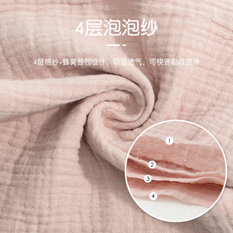 Muslin Tree Baby Four-Layer Gauze Full-Cotton Kerchief Saliva Towel Face Cloth Baby Feeding Towel Handkerchief