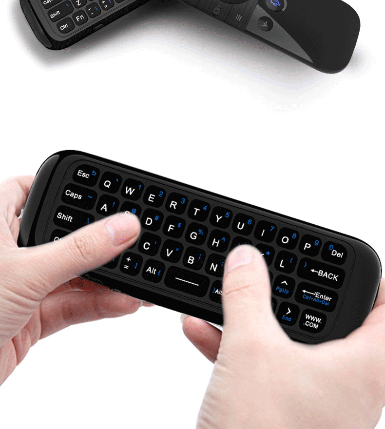 4g双面体感飞鼠 迷你鼠标遥控器带陀螺仪