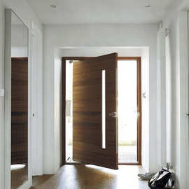 欧式外贸款大门转轴门地弹簧门实木门复合门旋转门原木门别墅门