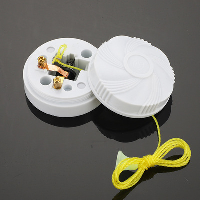 拉线开关老式手拉开家用 开关接线拉绳灯头 直供卫生间关拉线开关