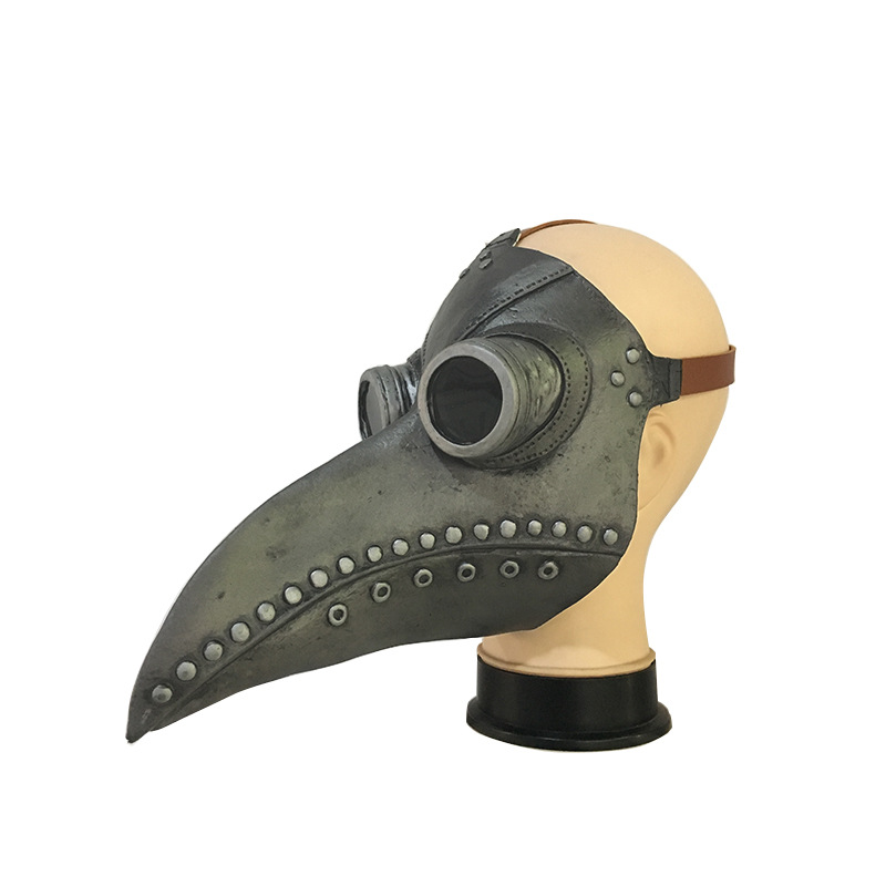 Factory in Stock Steampunk Plague Doctor Mask Beak Latex Mask Personalized Protective Foam Splash-Proof Artifact