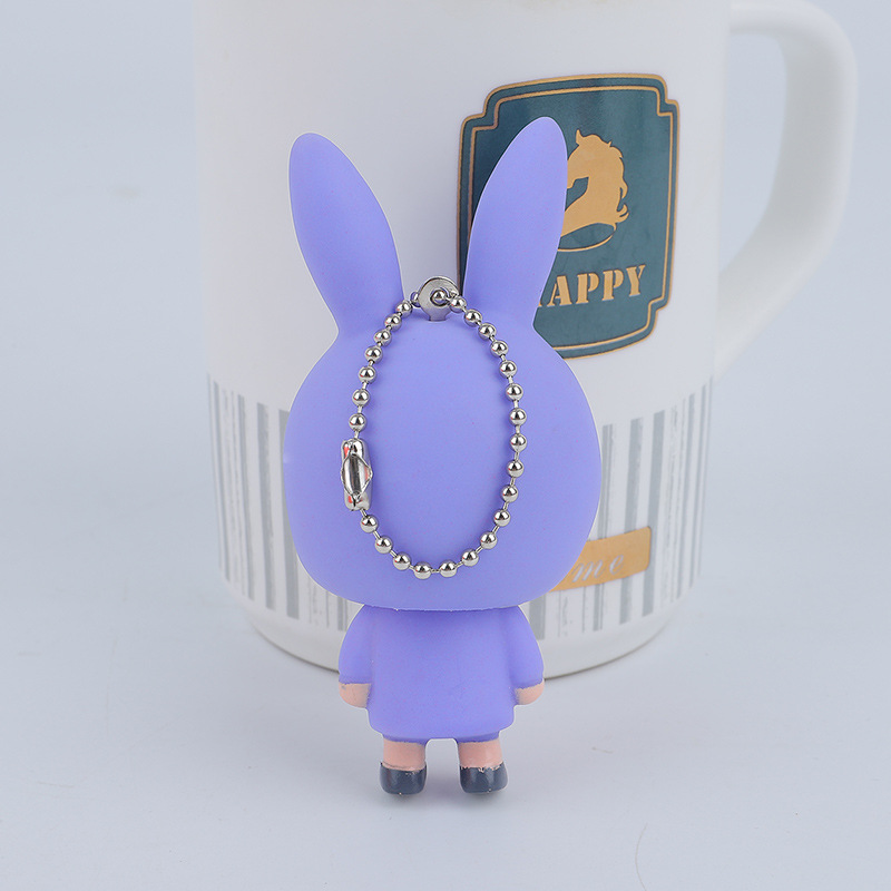 手心玩物卡通bb叫钥匙扣创意轻巧便捷灵动汽车饰品挂件可爱小礼品