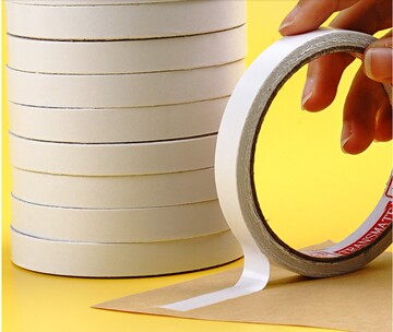 纸质轻薄高粘度双面胶强力可手撕办公学习用品两面胶胶粘带不干胶