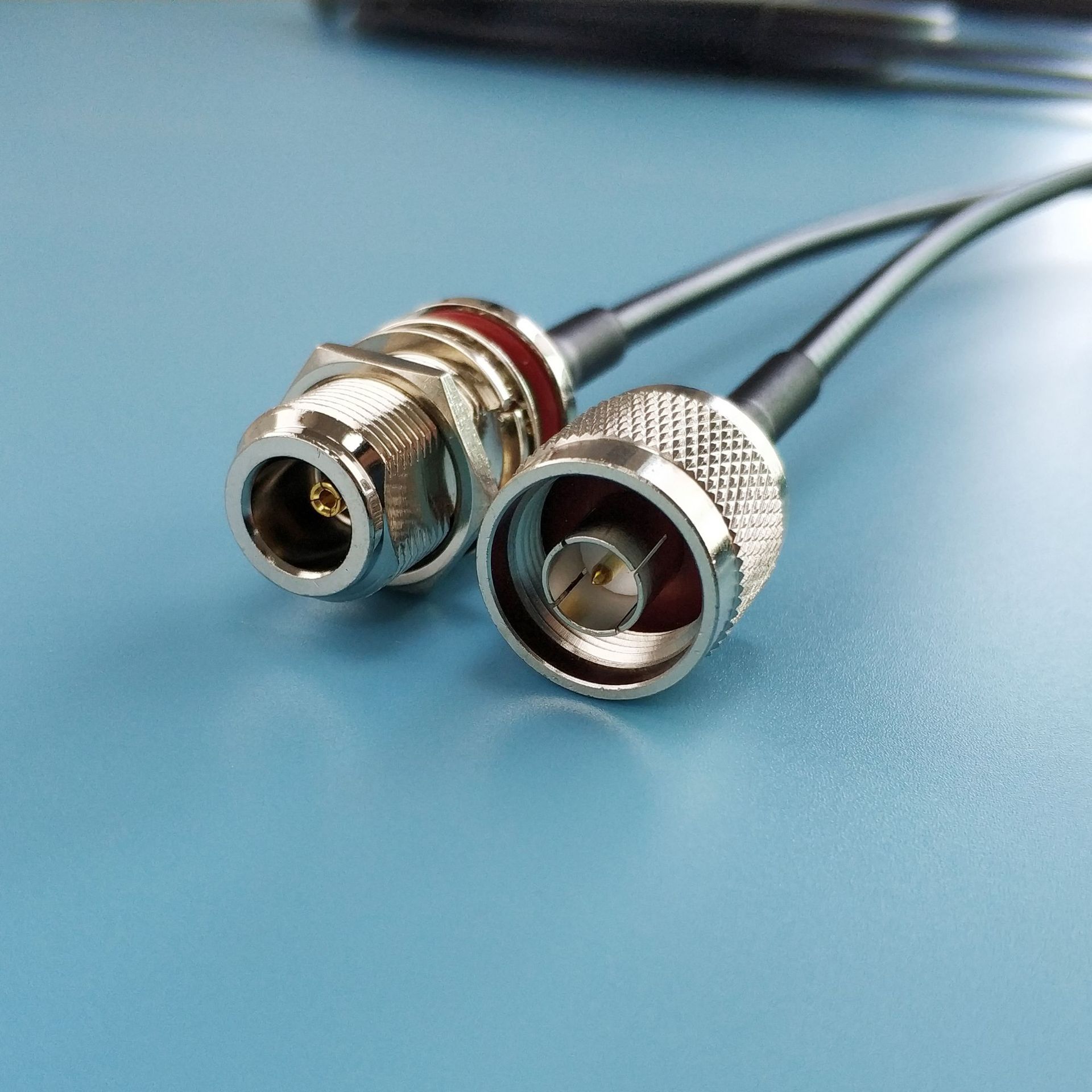 专业定制射频电缆组件 n公头 lmr195 n母头 同轴电缆组件