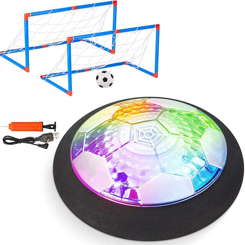 Cross-Border Charging Suspension Football Children's Hockey with Light Music Double Goal Parent-Child Interaction Toys Wholesale