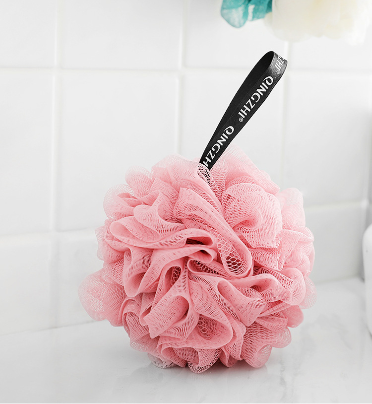 t大号浴球洗澡球浴花泡泡球搓背澡巾泡沫搓澡浴室洗浴用品50g浴球