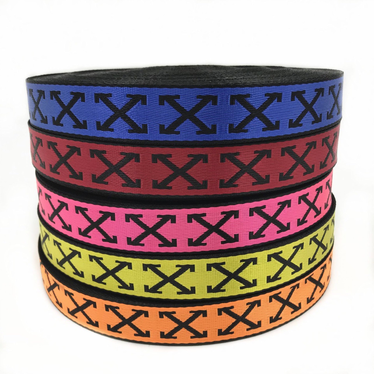 厂家现货直销 仿尼龙提花织带 彩色花纹带 手机/拉链挂饰服装辅料