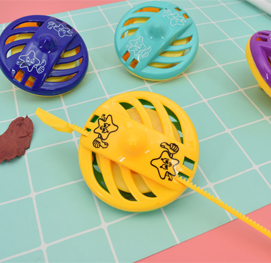 拉线陀螺怀旧玩具手拉旋转陀螺拉条地转幼儿园礼品奖品地摊批发