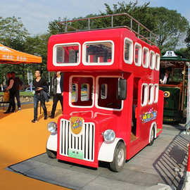 儿童乐园景区游乐园电动观光车商场双层巴士无轨小火车游艺设施