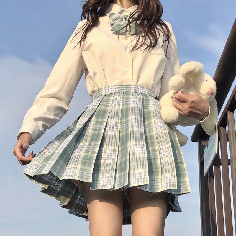 雪松jk制服套装秋季长袖正版学生装闺蜜装冬季女学生jk格裙