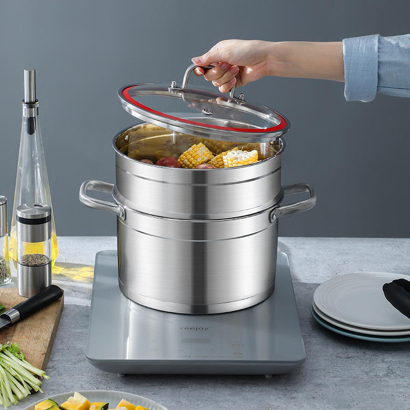加急单2022夏一件代发博堡厨具多功能蒸汤营养锅bdyd005不锈钢多功能