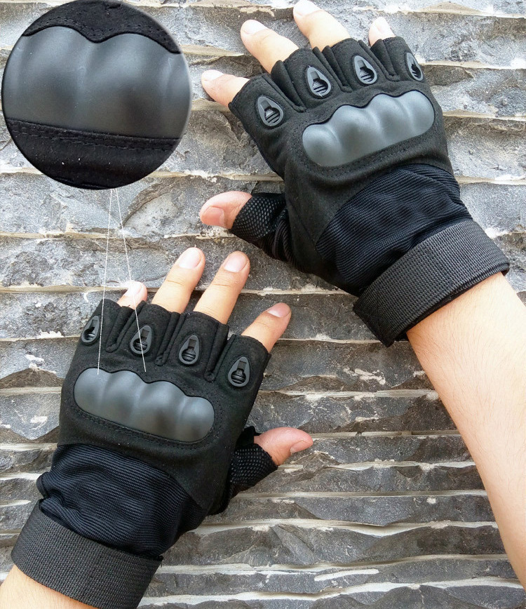 拳击训练手套成人半指男散打健身战术格斗拳套打沙袋搏击薄款手套