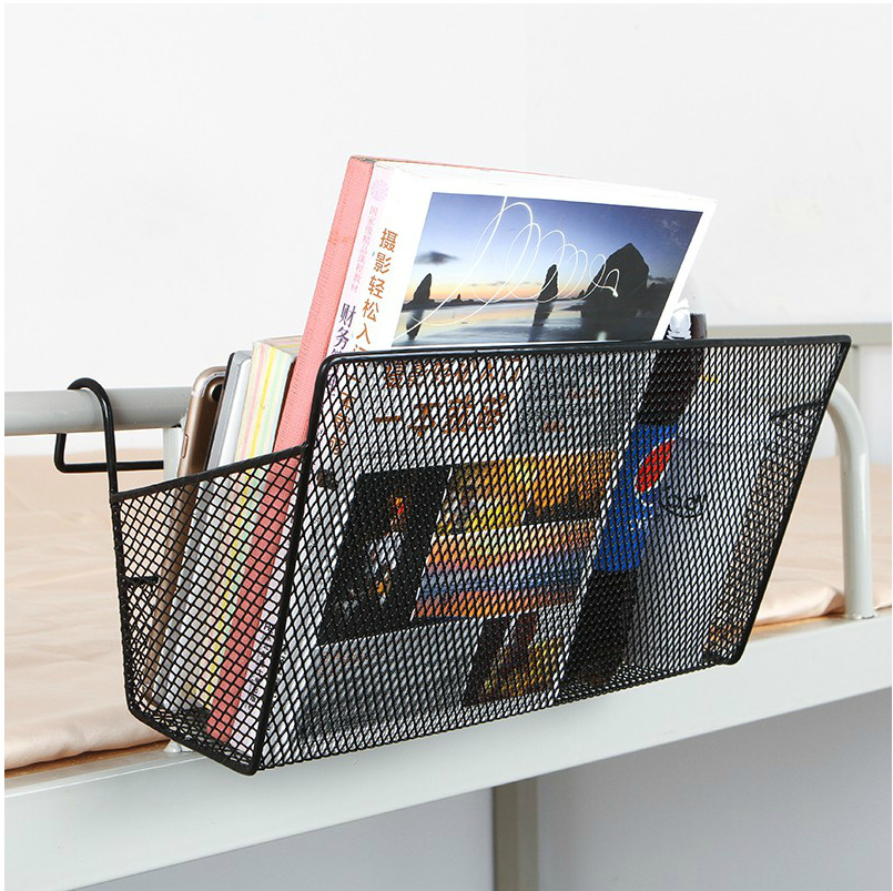 College Student Dormitory Fantastic Bunk Bed Bedside Storage Rack Bedside Dormitory Hanging Basket Hook Female Bedroom