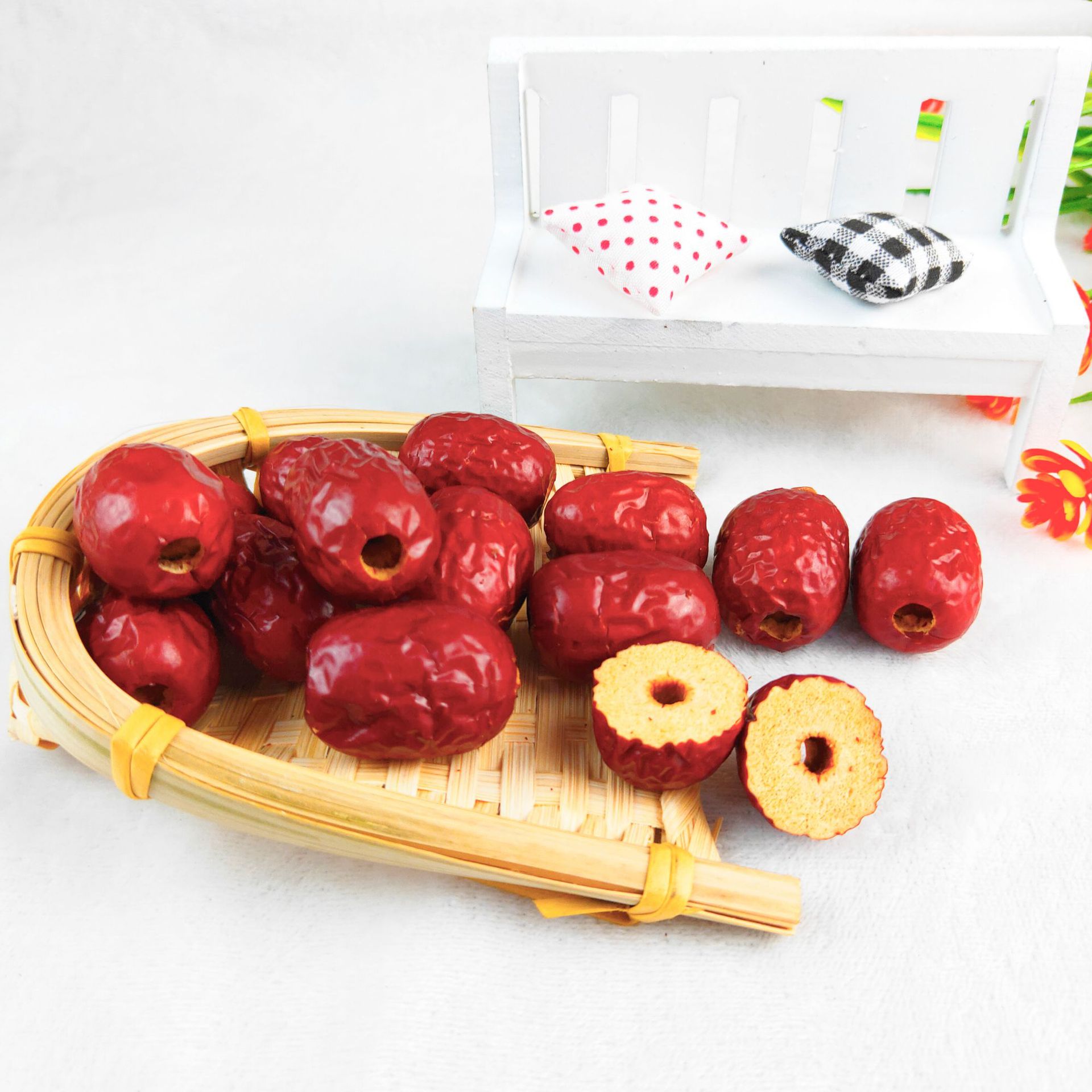 散装批发 新疆空心无核红枣 皮薄肉厚 若羌灰枣无核枣 去核大枣