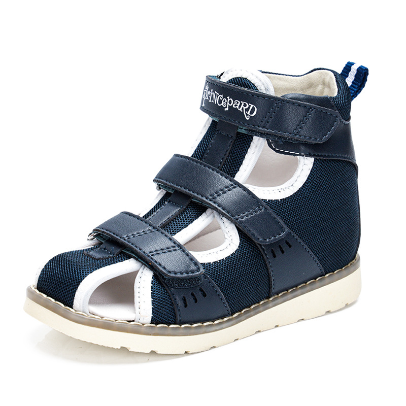 太子豹足外翻矫正鞋儿童康复内八外八字扁平足内翻宝宝矫正凉鞋夏