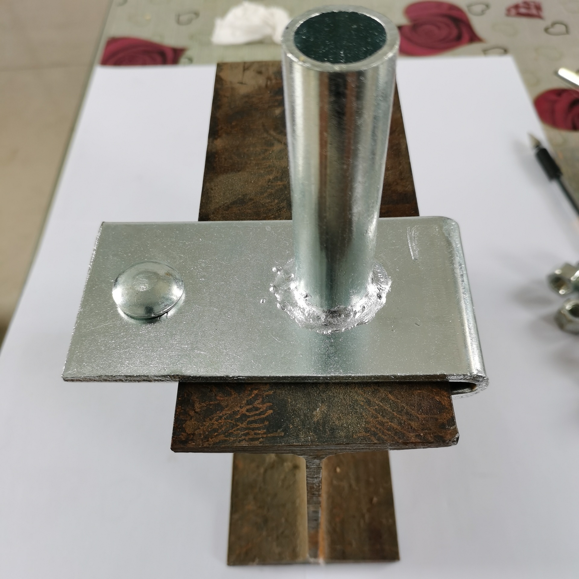 现货销售 移动定位桩 工字钢悬挑梁 滑套 定位器 立杆定位桩