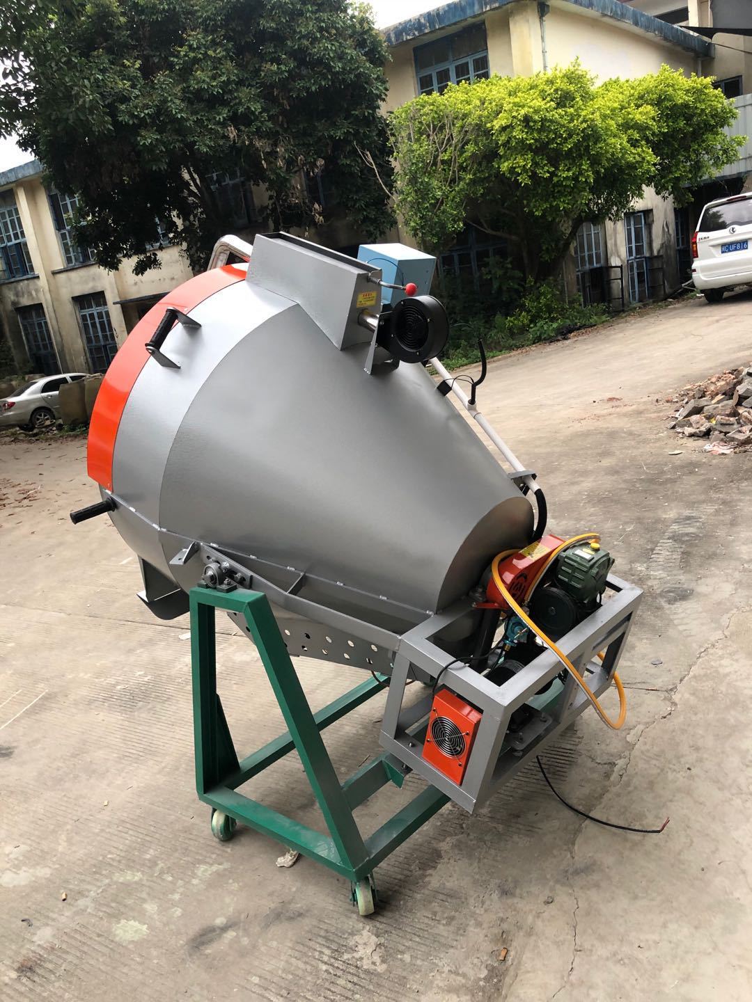 100茶叶朝天锅 杀青机燃气式炒茶机仿手工炒茶机制茶机器杀青专用