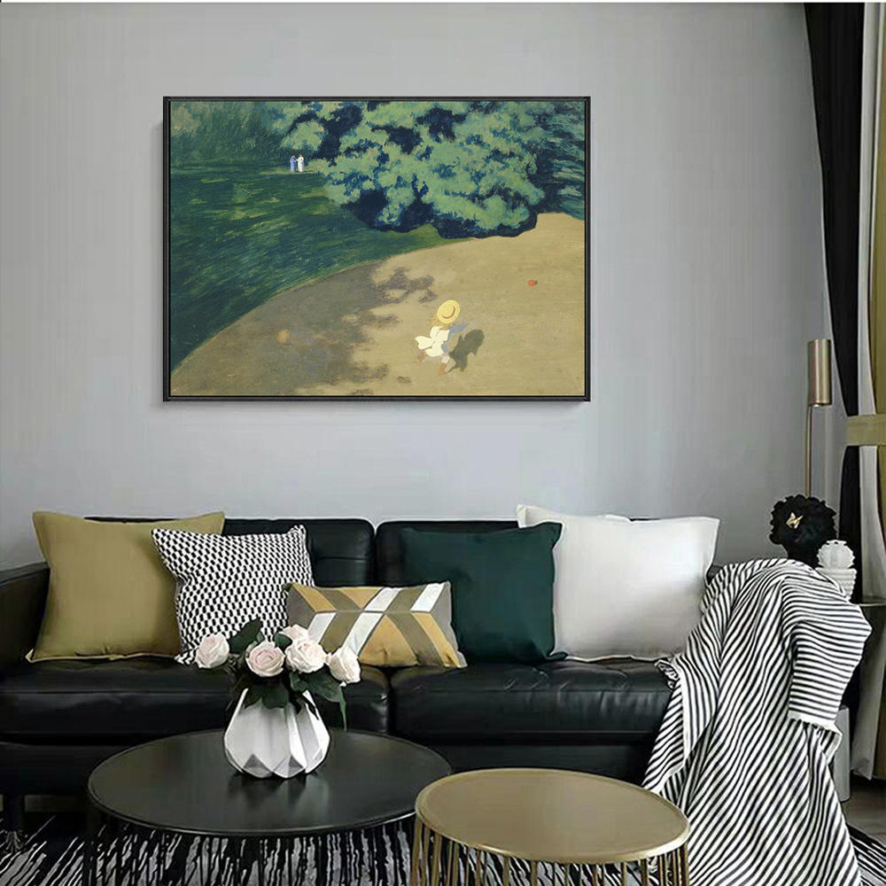 简约现代ins风艺术挂画客厅餐厅卧室装饰画 风景小众艺术样板房画