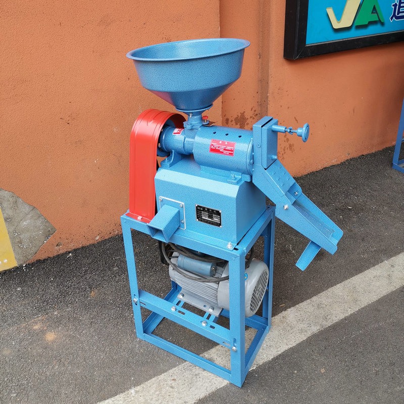 新型打米机家用小型220v 大米处理稻谷脱壳剥谷机粉碎机碾米机器