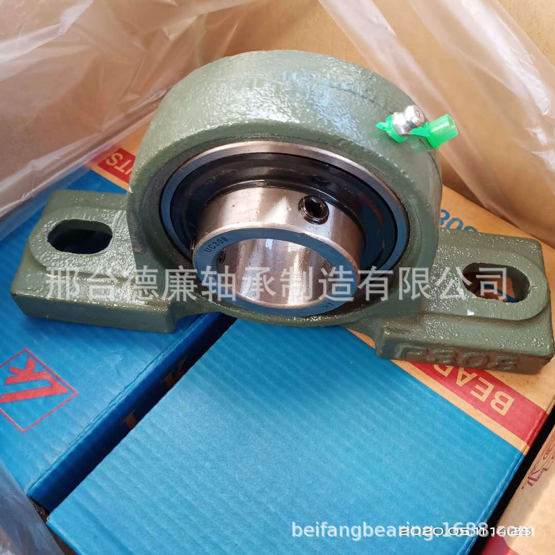 生产厂家f210带铸铁座外球面轴承四孔方形带座轴承型号大全ucf210