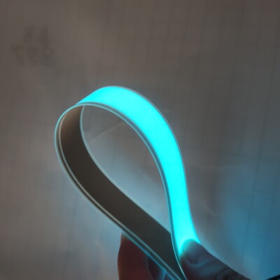 el冷光条led超薄冷光条dc12v冷光片发光片灯带白底蓝光