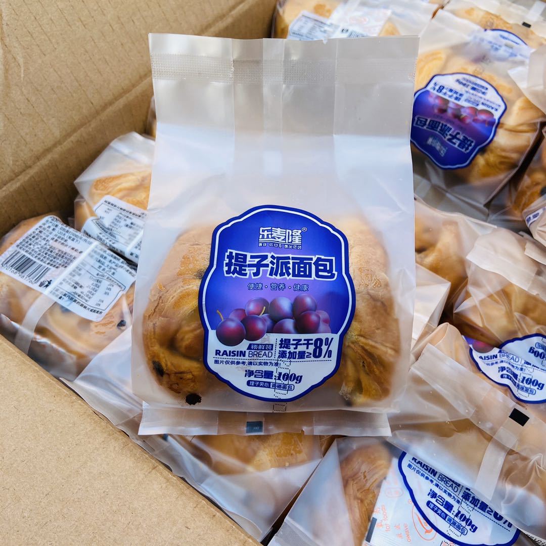 乐麦隆提子派面包 红豆派面包 原味手撕面包 8斤