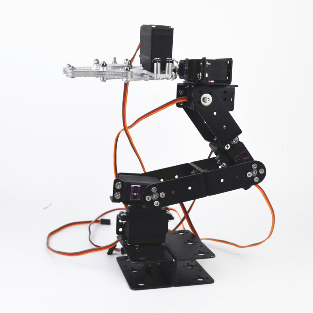 六自由度机械臂arduino套装电位器旋钮控制mg996舵机