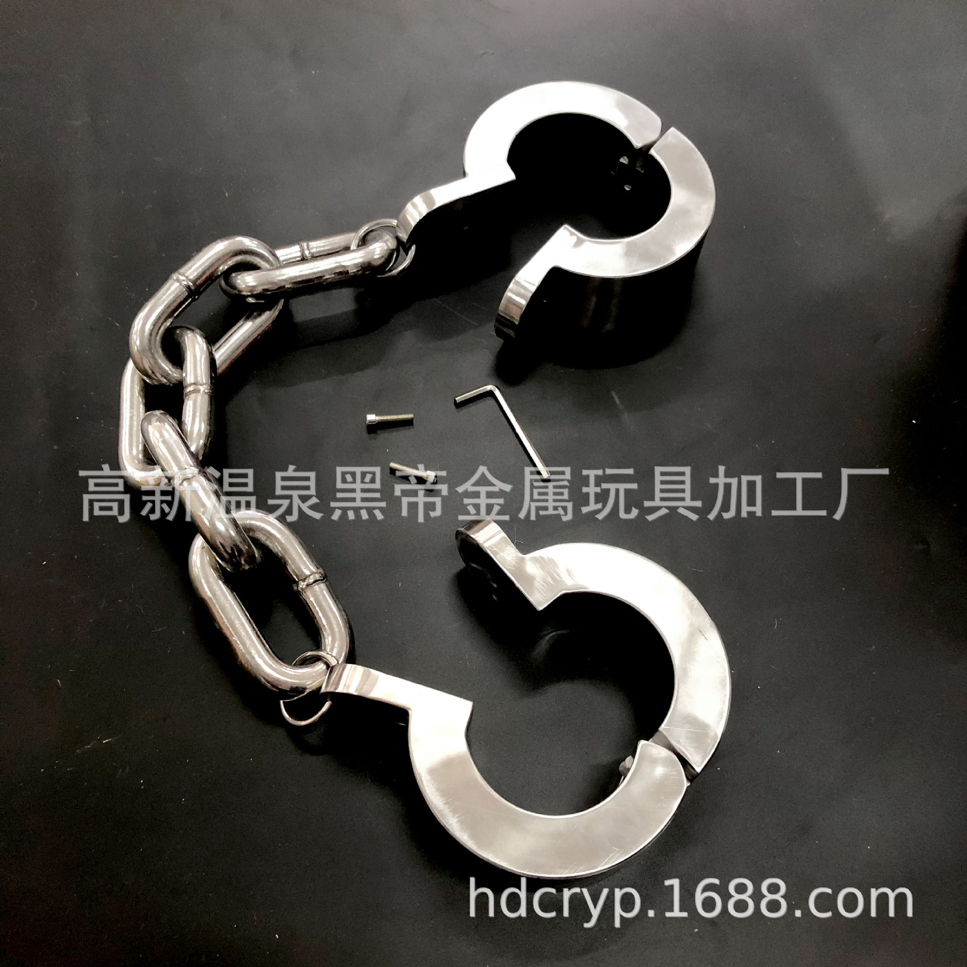 黑帝 成人情趣特重不锈钢脚铐 另类重型男女手脚铐调教用品15kg