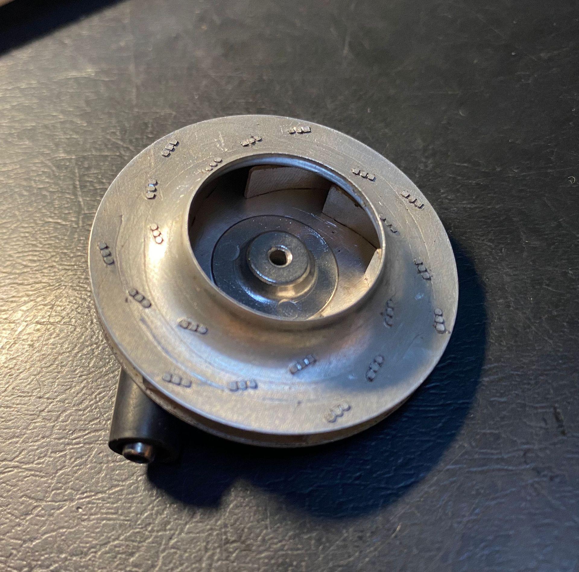 铝动叶轮吸尘器叶轮真空吸尘器电机叶轮扫地机擦窗机叶轮直径44