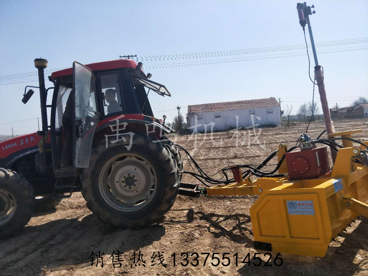 平地机整平机四轮拖拉机带刮板式小型平地机农田整平机土壤整平机