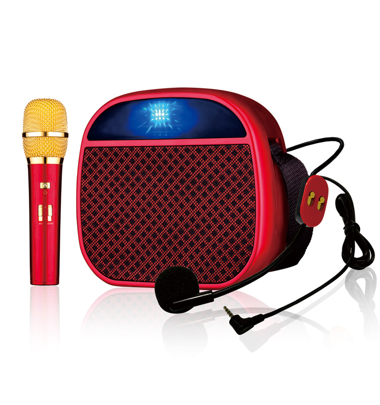 2020新款yd-27广场舞便携式蓝牙音箱 背带户外晨练播报器