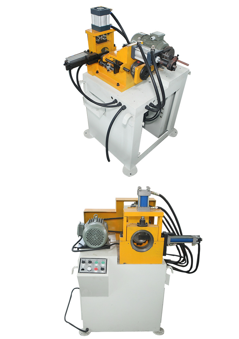 单头气动倒角机圆管圆棒单头倒角机高精度去毛刺液压单头倒角机