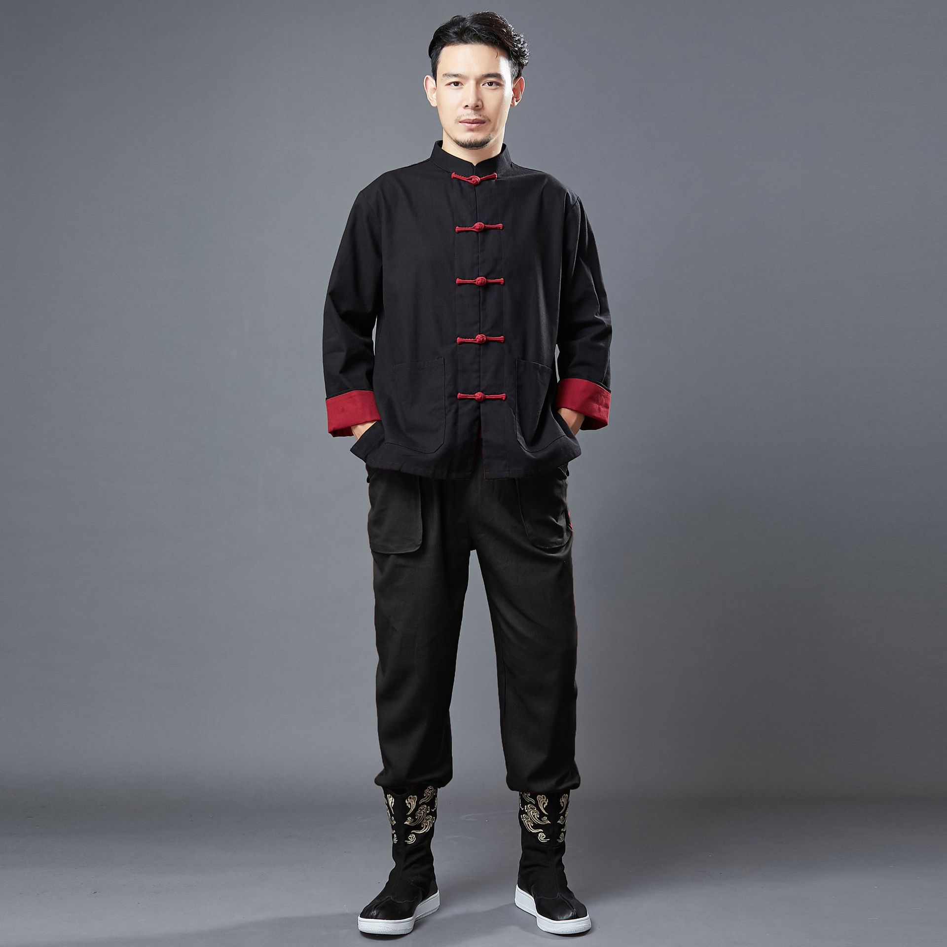中式对襟男装