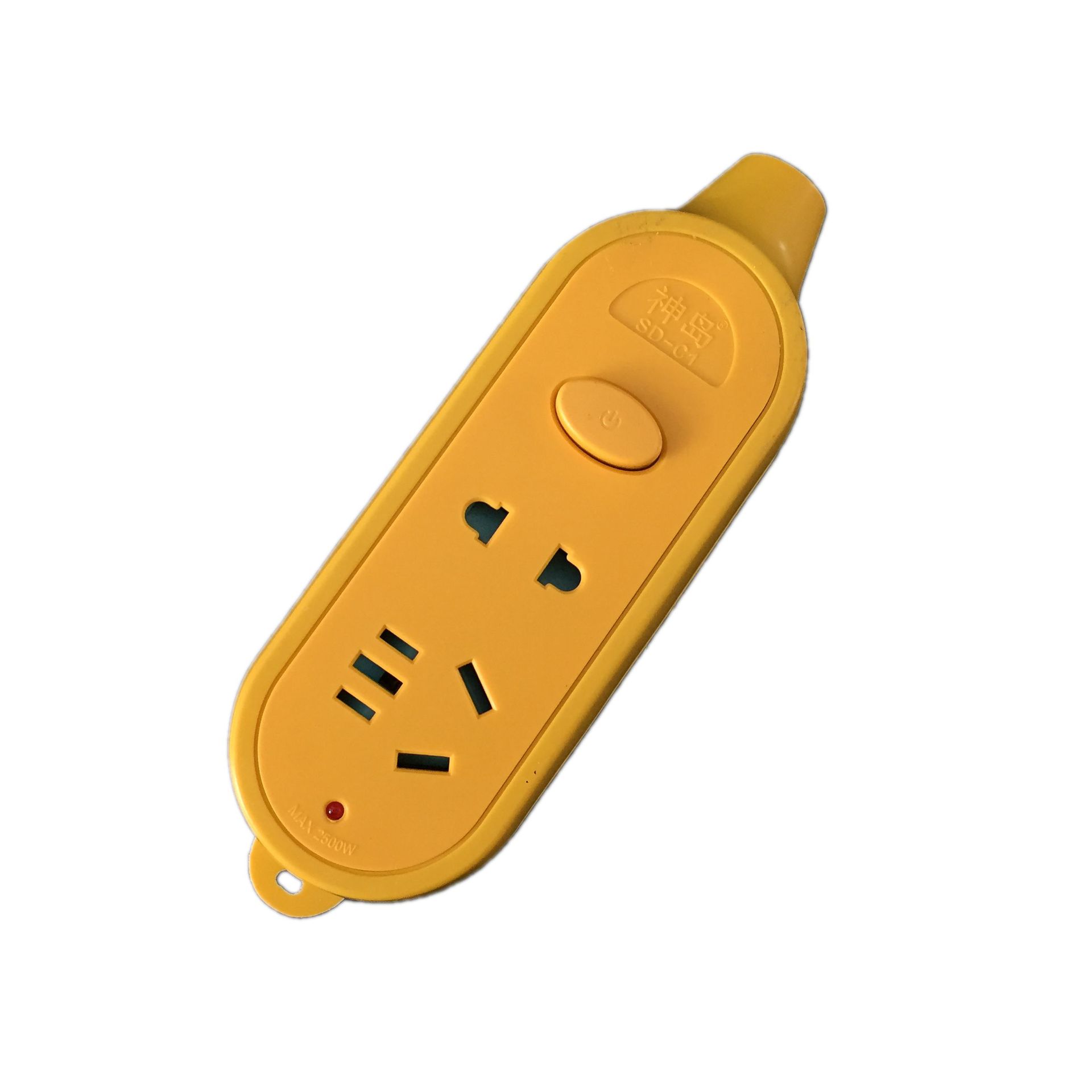 神岛插座无线不带线插排防爆防摔防压专用摔不烂工程插板2/3插位