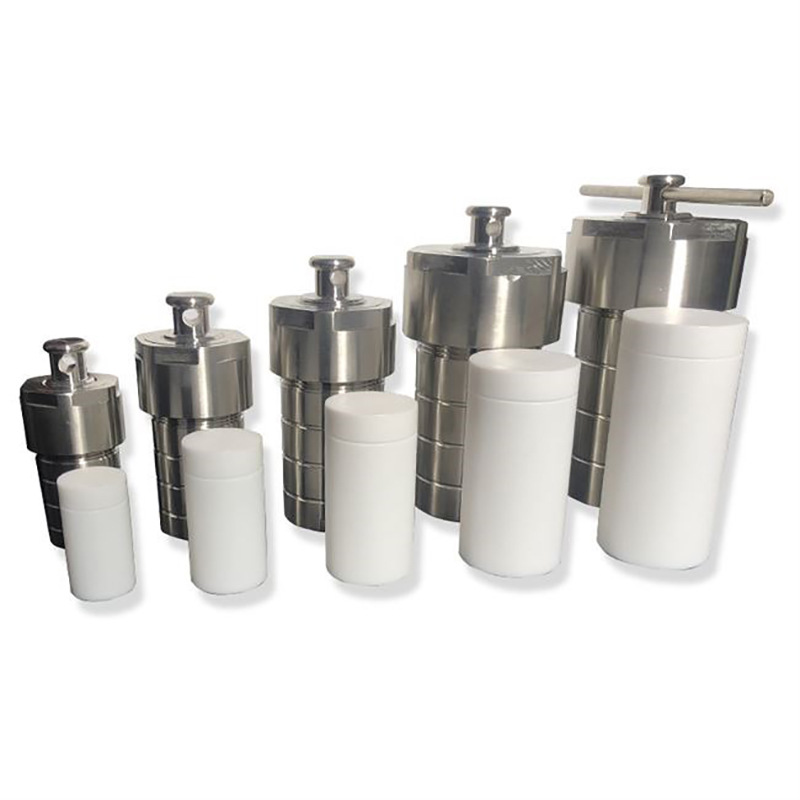 水热合成反应釜四氟内衬耐高温耐腐蚀耐压不锈钢反应釜10ml 25ml