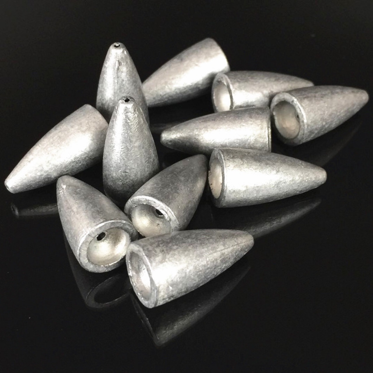 联森 路亚子弹型铅坠 通心坠 德州钓组铅坠3.5克5克7克10克