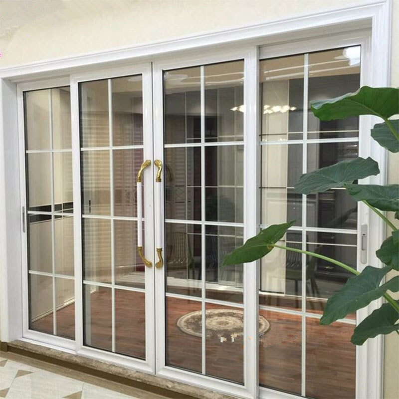 成都厂家直销钛镁合金推拉门四推门四吊滑门阳台隔断玻璃移门定做