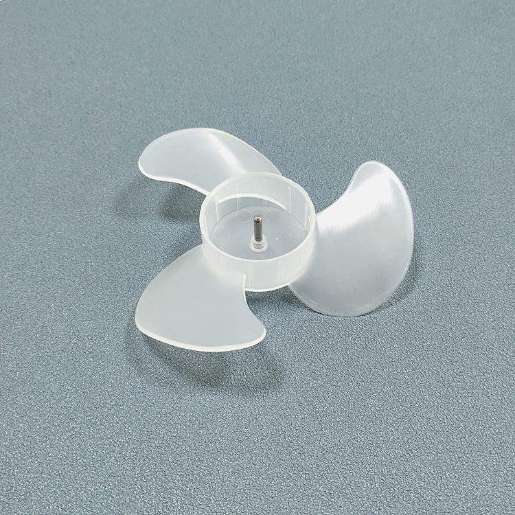 台面小型风扇桌面小扇叶111mm4寸3叶磨砂半透明无刷小风扇叶