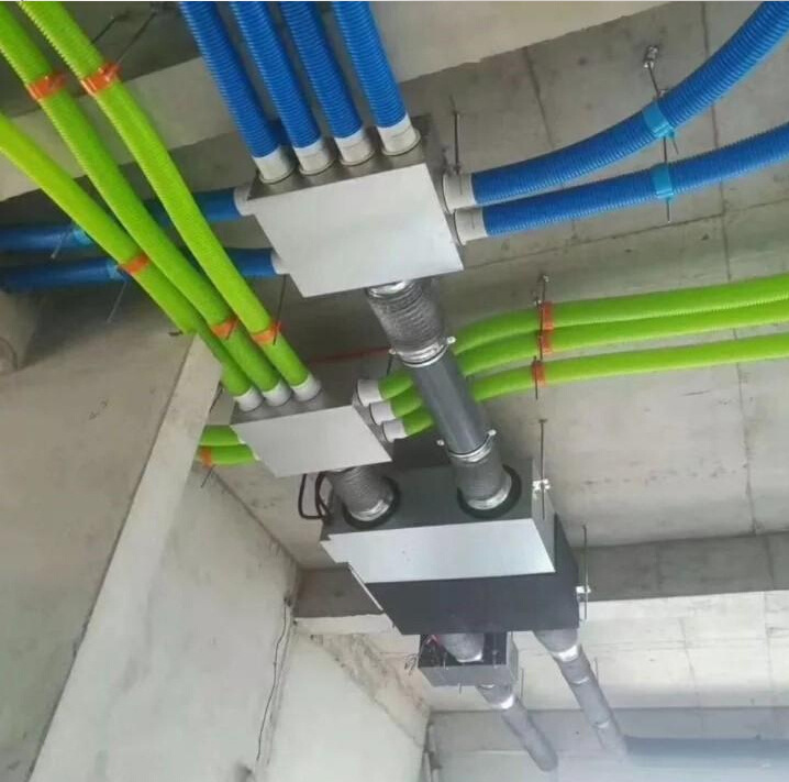 新风pe风管新风系统专用软管中央空调管道pe波纹圆管