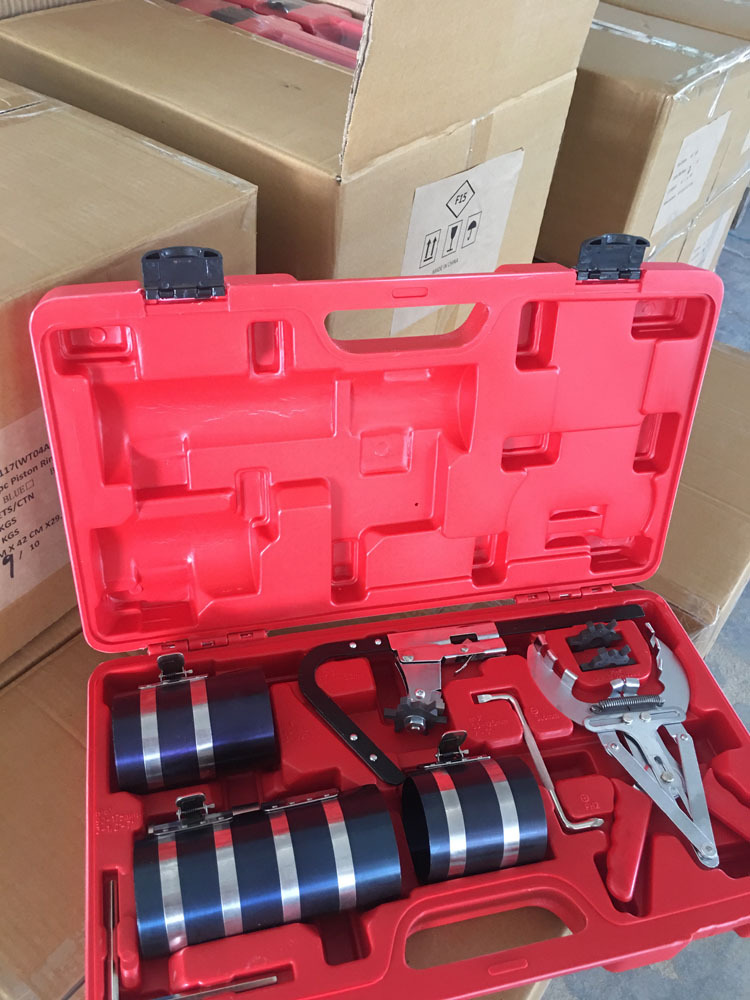 汽车活塞环压缩器拆装工具活塞环卡子组装钳套装活塞环紧箍工具