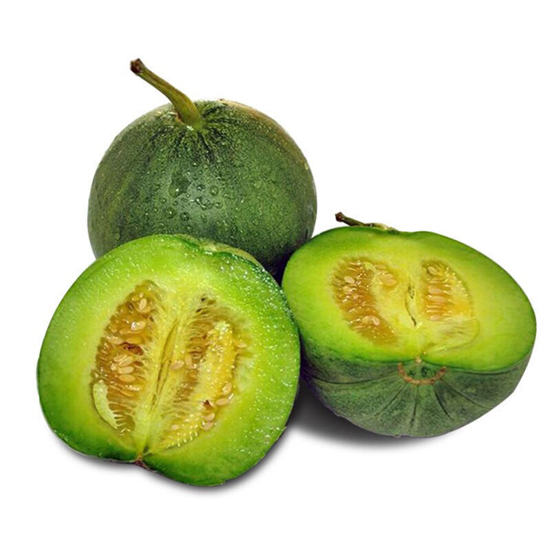 5斤包邮 绿宝甜瓜新鲜水果香瓜绿宝石小甜瓜现摘现发应季