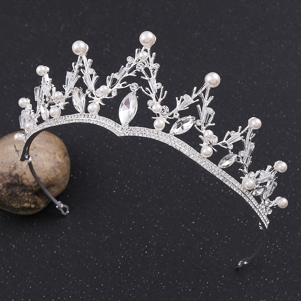 h1251金色公主王冠甜美新娘头饰 韩式婚纱配饰超仙婚礼结婚皇冠