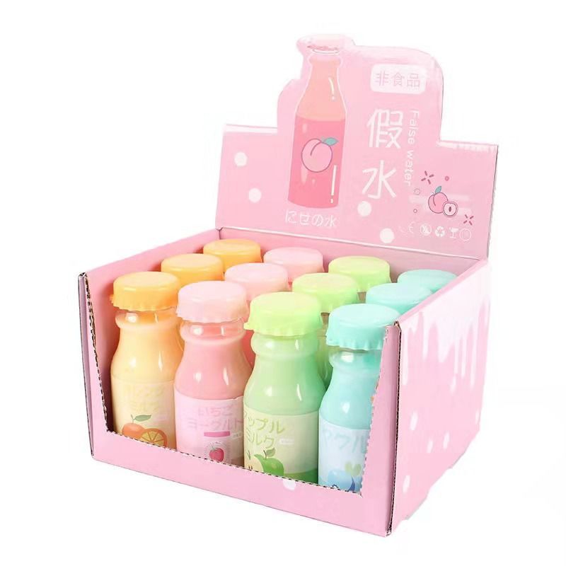 Creative Transparent Fake Water Non-Stick Hand Drink Bottled Fake Water Sand Skin Glue Slim Plasticine DIY