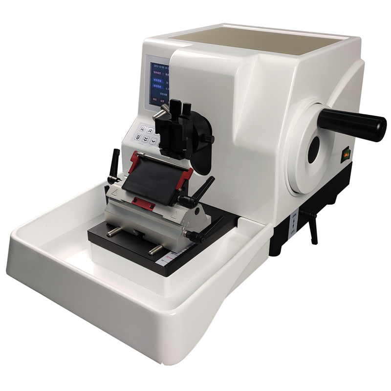 轮转式切片机半自动电脑切片机石蜡切片机医学病理组织切片机