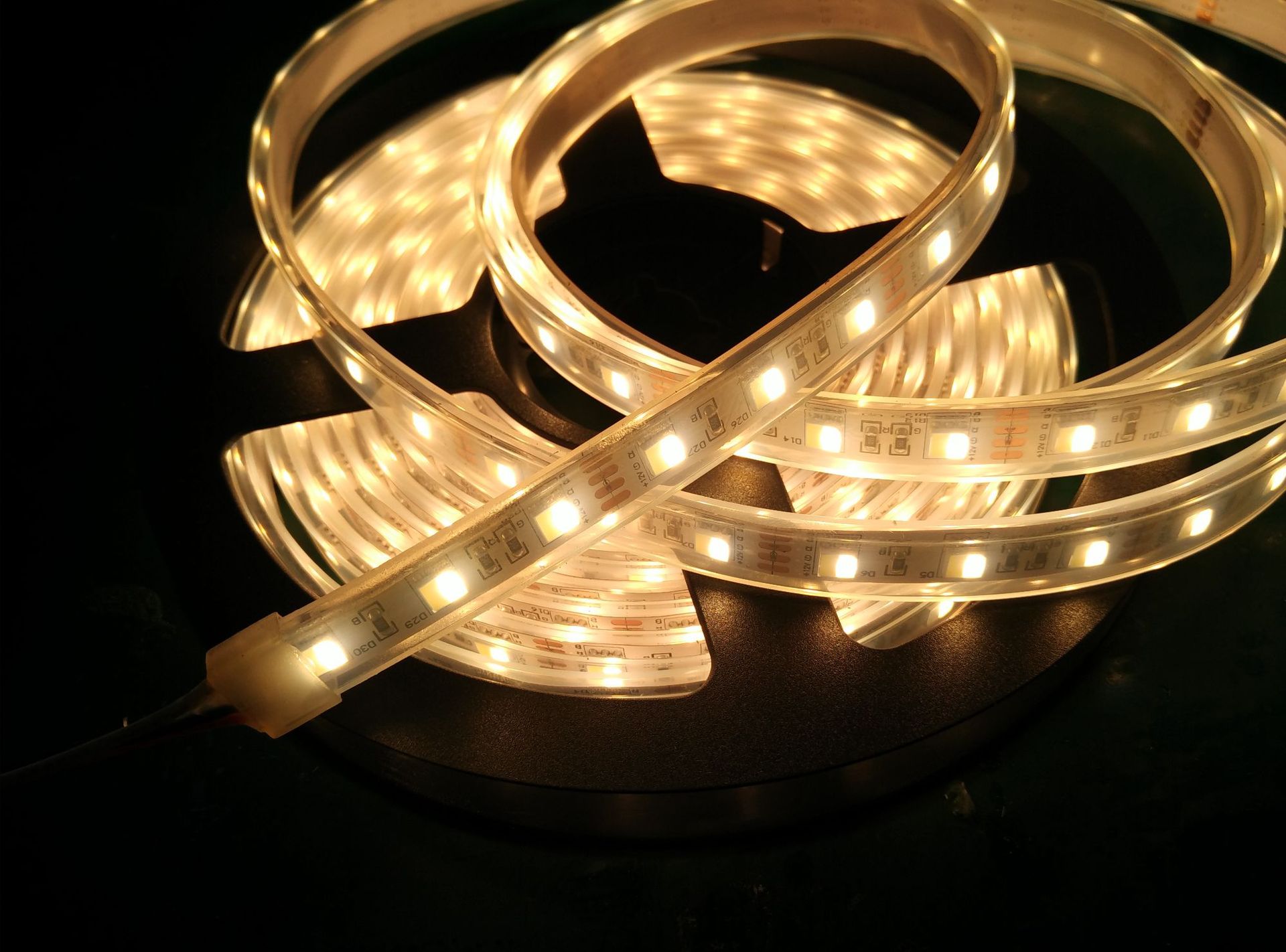 厂家直销二合一5050双色温灯带冷暖低压灯带led双色灯带一米60灯