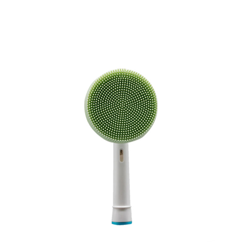 Cleansing Brush Head Cross-Border Amazon Silicone Face Wash Gadget Portable Electric Toothbrush Brush Replacement Head Facial Brush Head