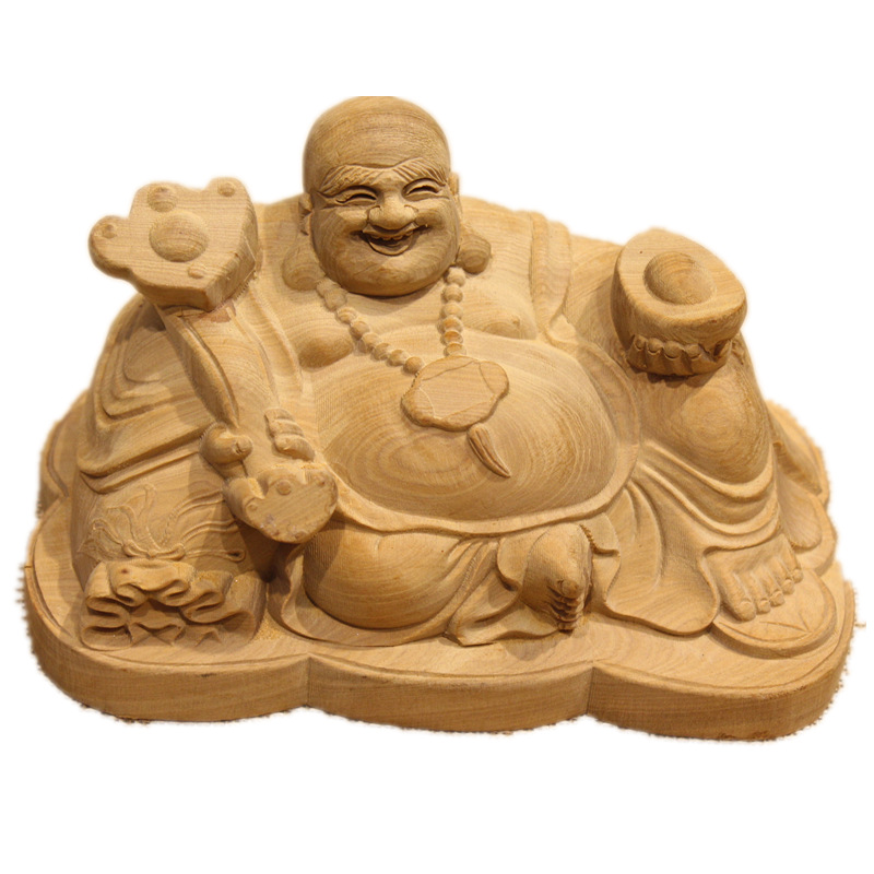 精品越南香榧木枝弥勒佛商品描述材质种类木质雕刻圆雕表面工艺打磨是