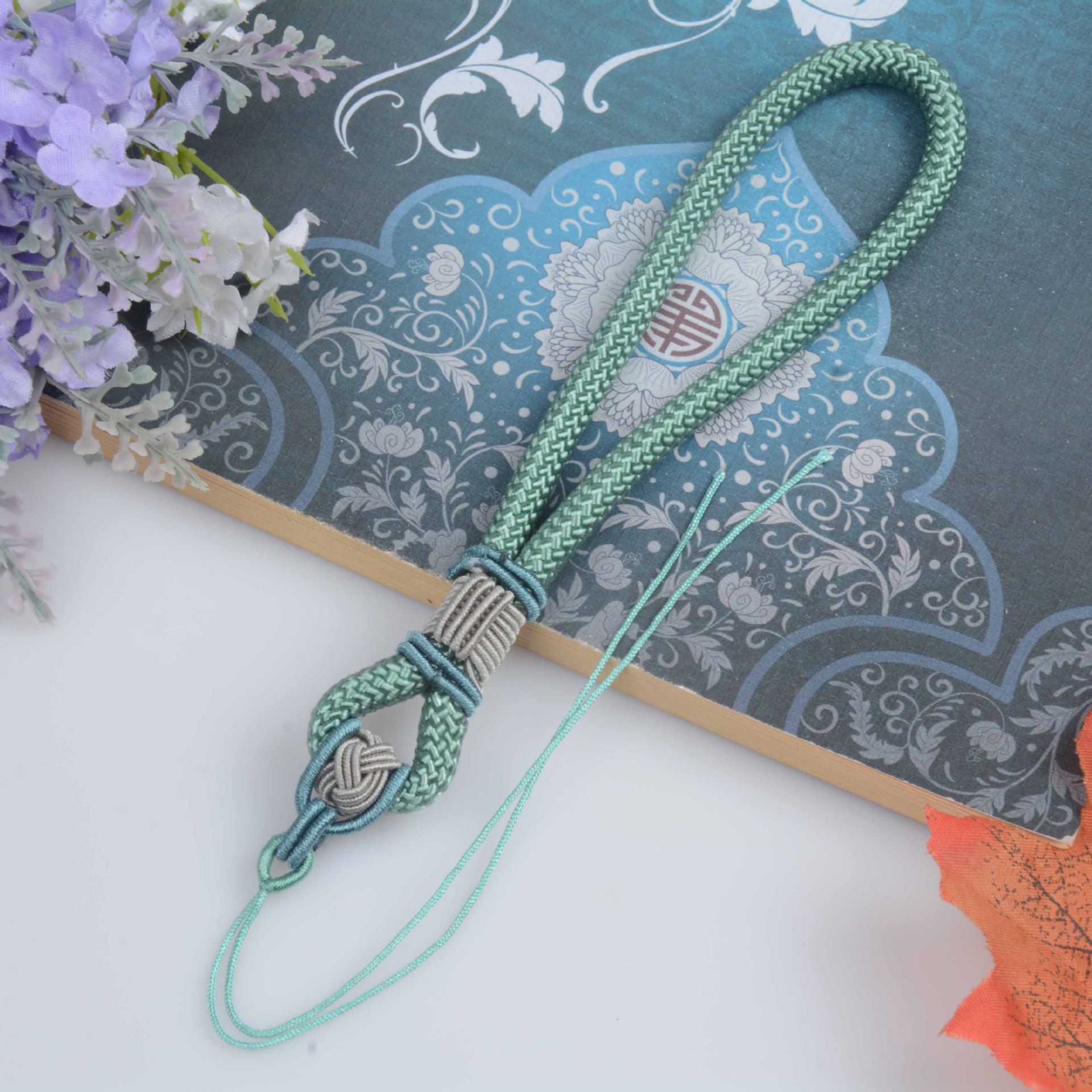 手把绳 diy手工编织檀木文玩粗款手玩件绳翡翠水晶弹弓失手绳批发