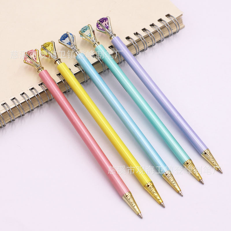 钻石活动铅笔0.5/0.7可定制外贸韩系少女心可爱铅笔五色可选礼品
