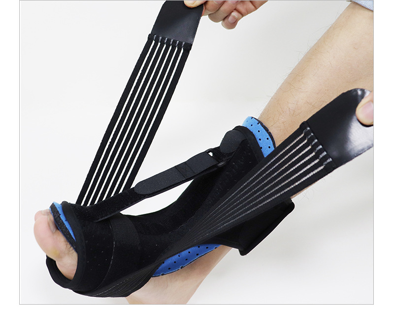现货足托矫形器脚踝矫正带脚足下垂固定矫形器足底筋膜炎夜用足托